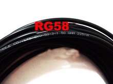 Free shipping 10m high frequency Copper core RG58 Coaxial Cable OD 5mm 50ohm  RG-58 RG58 RG58U for SYV-50-3 2024 - buy cheap