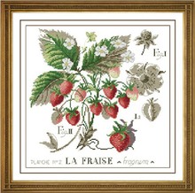 Embroidery Package High Quality Luxurious Cross Stitch Kits Strawberry Shadow DIY Embroidery Kit Free Shipping 2024 - buy cheap
