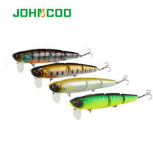 Johncoo Mikey 3 Segment Minnow 110mm 20g Artificial Fishing Lure Floating Wobbler Minnow Bass Pike Bait Top water Lure 2024 - buy cheap