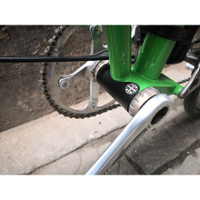 Pegatina de aleación de aluminio para bicicleta plegable, pegatina de metal autoadhesiva de 5 vías para bicicleta, 3 colores 2024 - compra barato