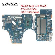 Материнская плата 5B20L47435 для ноутбука Lenovo YOGA 710-15ISK, BIUY2 Y3 LA-D471P i7-6500U CPU / 940MX 4G GPU DDR4 не отремонтирована 2024 - купить недорого