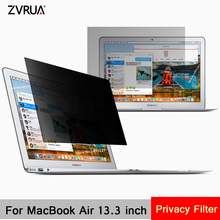 Антибликовая Защитная пленка для экрана для Apple MacBook Air, 13,3 дюйма (286 мм * 179 мм), фильтр для конфиденциальности ноутбука, Защитная пленка для ноутбука 2024 - купить недорого