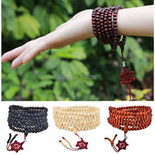 Pulseiras Pulseras Mujer Wood Bead Buddha Wrap Bracelets Men Women Multilayer Bracelet & Bangle Malas Strand Tibet Jewelry 2024 - buy cheap
