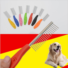 Stainless Steel Dog Pet Brush Pet Grooming Comb Dog Bath Cat Removal Hair Cleaning Supplies Dog Combs 2024 - buy cheap