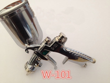 Free Ship HVLP 101 painting spray gun Gavity feed 0.8/1.0/1.3/1.5/1.8 H2 air cap nozzle with 400 cup 2024 - buy cheap