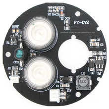 Placa LED infrarroja para cámaras de vigilancia, accesorios de CCTV de 30 grados, 2 uds., matriz IR, visión nocturna, diámetro de 58,5mm 2024 - compra barato