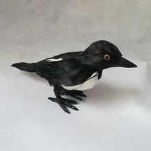 real life toy plastic&feathers magpie bird about 13x24cm,pastoral handicraft,garden decoration gift b1200 2024 - buy cheap