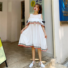 2019 Summer New Sweet And Lovely Layered Ruffles Teens Girls Kawaii Dress Lolita Style Student Dress Women Party Dresses 2024 - buy cheap