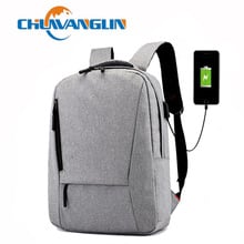 Chuwanglin mochila casual masculina, mochila com 15 polegadas para laptop fashion com carregamento, bolsa escolar masculina d6202 2024 - compre barato