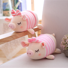 25/45cm Cute Pink Lovers pig plush toys Bow piglet animals doll Soft Pillow Baby Appease Sleeping Doll Cotton Girl Brinquedo Toy 2024 - buy cheap