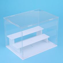 Two Layers Modern Acrylic Display Show Case Dustproof Box Protector Tools DIY 8.2x5.9x6.2inch 2024 - buy cheap