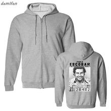 Sudadera con capucha de Pablo Escobar para hombre, prenda deportiva con el logo del Cartel del Señor de la droga colombiana, ideal para primavera y otoño 2024 - compra barato