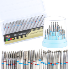 30pcs Diamond Nail Drill Bits Set Milling Cutter Manicure Nail Files Rotary Burr Cuticle Clean Electric Accessories Tool JI775 2024 - buy cheap