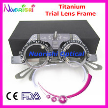 XD22 New Titanium Optical Optometry Ophthalmic Trial Lens Frame Light Weight 52g Onlly Lowest Shipping Costs 2024 - buy cheap