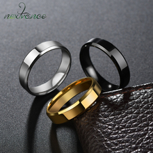 Nextvance-Anillo de plata de primera ley para mujer y hombre, sortija, plata esterlina 6mm, acero inoxidable, boda, compromiso, pareja 2024 - compra barato