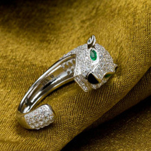 Anel leopardo dourado prateado da moda anel promove anel frete grátis 2024 - compre barato