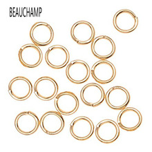 BEAUCHAMP Jump Rings Necklace Connector Split Ring Hooks Clasp Bracelet Jewelry Making Bead Charms Earrings Fndings Gold Silver 2024 - buy cheap