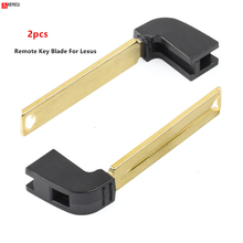 Keyecu 2pcs/lot Smart Key Blade Emergency Key for Lexus GS450H GS350 ES350 2013 2014 2015 FCC:HYQ14FBA Remote key 2024 - buy cheap