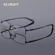 Pure Titanium Spectacle Frame Men Eyeglasses Computer Optical Clear Lens Glasses Full Frame For Male Prescription Eyewear RS430 2024 - buy cheap