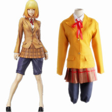 Anime Kangoku Gakuen Cosplay Costume Prison School Hana Midorikawa School Uniform Halloween Wear (Coat+Skirt+Ribbon Tie) 2024 - buy cheap