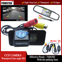 Fuwayda-espelho retrovisor automotivo com visão noturna, 4.3 polegadas, para ford mondeo, fiesta, foco, s-max, kuga 2024 - compre barato