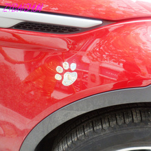 Etiqueta do carro design elegante pata 3d animal gato urso traços adesivos para porsche 911 918/caiena/macan/macan s/panamera/cayman/carr 2024 - compre barato