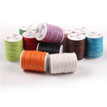 Korean 12 Colors 1mm Roll Waxed Polyester Cord String Thread For Beading Bracelet Necklace Macrame Braided Cord String 2024 - buy cheap