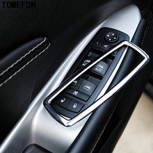 Tomefon-capa de botão cromada para jeep grand, cherokee 2014, 2015, 2016, 2017 e, acessório automotivo, estilo abs 2024 - compre barato