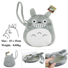 Cotton Flannel Penny Bag Of Anime My Neighbour Totoro Smiling Totoro Coin Purse 2024 - buy cheap