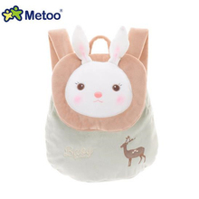 Mochila metoo fofa de coelho, mochila de pelúcia de desenho animado para crianças brinquedo bolsa de ombro para jardim de infância z123 2024 - compre barato