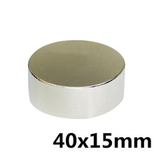 1pcs Super Powerful Strong Bulk Small Round NdFeB Neodymium Disc Magnets Dia 40mm x 15mm N35 Rare Earth NdFeB Magnet 2024 - buy cheap