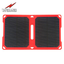 1x Wama Foldable Camouflage Charger 10W Solar Panels for Power Bank Dual-USB Output Outdoors IPX5 Waterproof 2024 - buy cheap