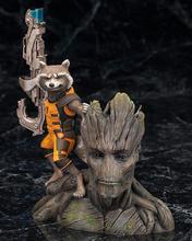 Экшн-фигурка ARTFX + Marvel Guardians of Galaxy, Мстители, ракета, енот и TreeMan Ver, 16 см 2024 - купить недорого