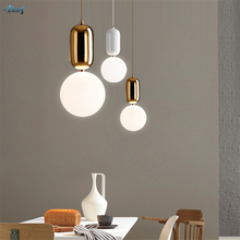 Post Modern Danish Ball Luxury Pendant Lights Bar Restaurant Bedroom Bedside Glass Dining Room Table Lamps Art Deco Fixtures 2024 - buy cheap