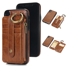 Flip Wallet Leather Case for iphone XS Max XR X 5s 6 6s plus 7 7 plus 8 8 plus Phone Bag Card Slot Hoder Stand for iphone 5s 2024 - buy cheap