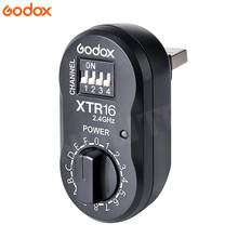 Godox XTR-16 флэш-приемник 2,4 г Беспроводной X-система, чтобы X1T-C X1T-N XT-16 передатчик триггера для Godox TT685 TT350 TT600 Flash 2024 - купить недорого