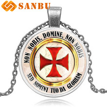 Vintage  Knight Templar Cross Pendant Necklace Antique Men Women Jewelry Gifts 2024 - buy cheap