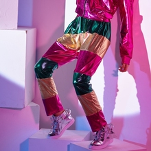 Calça moletom feminina, calça esportiva para dança hip hop 2024 - compre barato