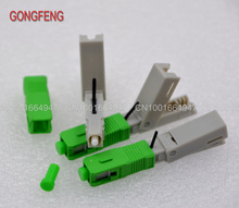 GONGFENG 50pcs NEW Highend SC Optic Fiber Quick Connector SC/PC/APC Telecom class Fast Connector Special Wholesale TO Brazil 2024 - buy cheap