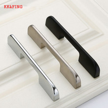 KK & FING-manijas y pomos de armario, manijas modernas de níquel cromado y Zinc cepillado, simples, para cajón de cocina, muebles, ferretería para puerta 2024 - compra barato