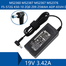 Laptop AC Adapter DC Charger Connector Port Cable For Acer MS2360 MS2387 MS2367 MS2376 F5-572G K50-10 ZQ0 Z09 Z5WAH ADP-65VH D 2024 - buy cheap