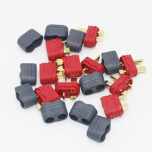 Register shipping 100%Brand New and Top Quality 50pairs/lot Amass T Plug Deans Connector With Sheath Housing For RC Lipo Battery 2024 - buy cheap