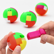 2 pçs/lote novo 3d quebra-cabeça bola quebra-cabeça brinquedos para crianças adulto brinquedos educativos bola mágica iq cérebro teasers brinquedo inteligência ga 2024 - compre barato