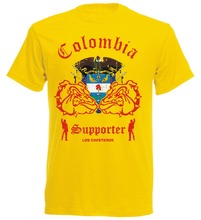Kolumbien-Camiseta de fútbol de la leyenda del fútbol para hombre, pantalón corto informal de manga corta, geniales, 2019 2024 - compra barato