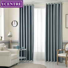 YCENTRE Modern Solid Blackout Curtains for Living Room Bedroom Darkening Curtain for Window Treatment  Soundproof Panel Drapes 2024 - buy cheap