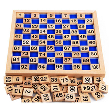 Montessori Educational Wooden Toys For Children Baby Toys 1-100 Digit Table Math Teaching For Kids 2024 - buy cheap