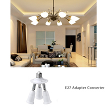 1/3/4/5 in 1 Light Socket Splitter E27 Adapter Converter Holder for Standard E27 LED Lamp Bulbs E27 lamp base Fireproof Holder 2024 - buy cheap