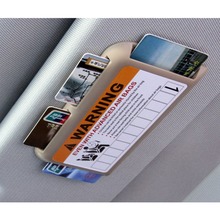 New Car Parking Card Holder IC Card Clip Sun Visor Clip Organizer Multifunctional Temporary Parking Telephone Number Plate 2024 - buy cheap