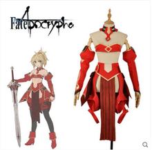 Anime fate/sabre apocrypha cosplay mordred cos festa de halloween masculino & feminino trajes de combate frete grátis conjunto completo 2024 - compre barato