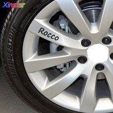 Pegatina para rueda de coche, 4 unids/lote, Rocco, para VW, VK, Scirocco 2024 - compra barato